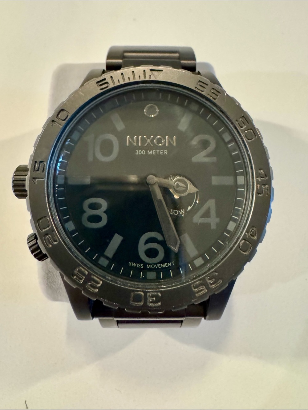 Nixon The 51-30 Tide (All Black / Matte Black) watch.